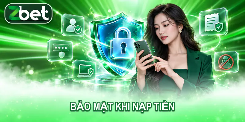 Người dùng bảo vệ thông tin thanh toán khi nạp tiền ZBET