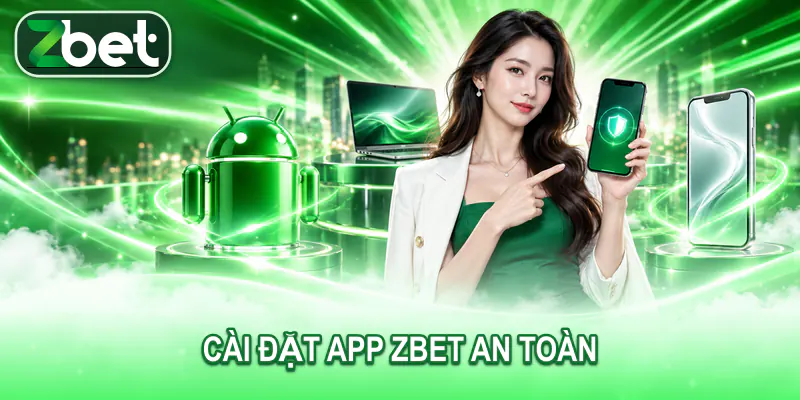 Người dùng cài đặt app ZBET an toàn trên thiết bị Android và iOS