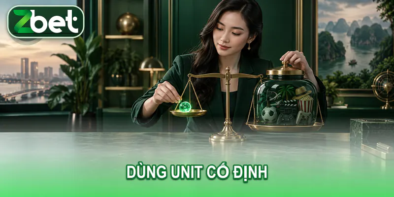 Thước đơn vị cược nhỏ so với tổng ngân sách