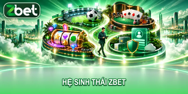 Người dùng trưởng thành quan sát các khu vực thể thao casino slots và tài khoản của ZBET