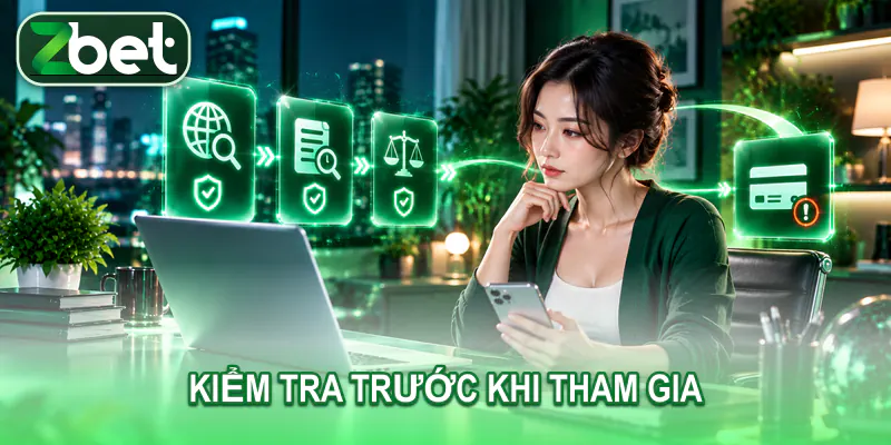 Người dùng kiểm tra tên miền và điều khoản trước khi giao dịch trên ZBET