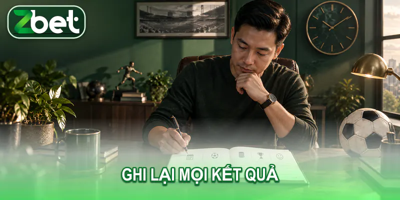 Người trưởng thành ghi lại thời gian tiền cược và kết quả